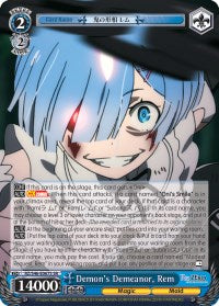 Demon's Demeanor, Rem (RZ/S46-E067S SR) [Re:ZERO]