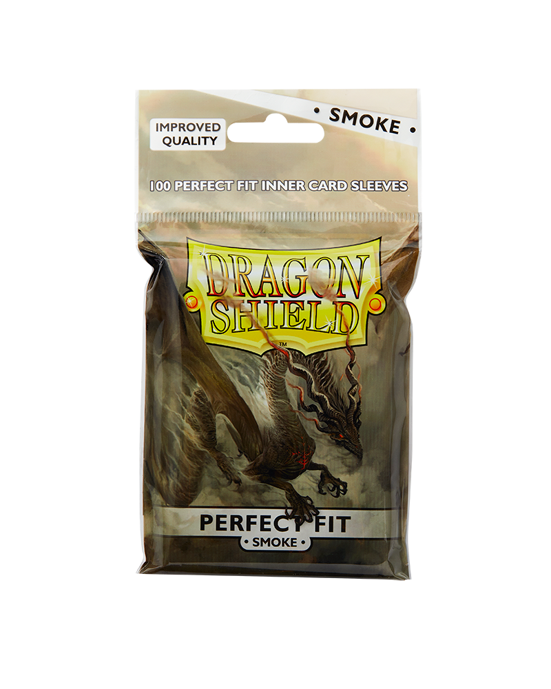 Dragon Shield Smoke - Toploading Perfect Fit Sleeves - Standard Size