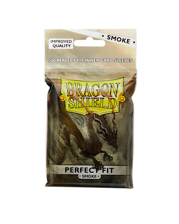 Dragon Shield Smoke - Toploading Perfect Fit Sleeves - Standard Size