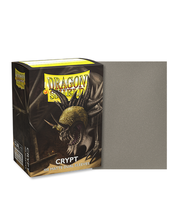 dragon shield matte dual sleeves crypt 100 count
