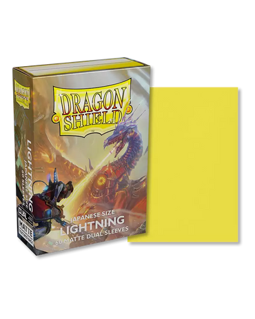 Dragon Shield Lightning - Matte Dual Sleeves - Japanese Size