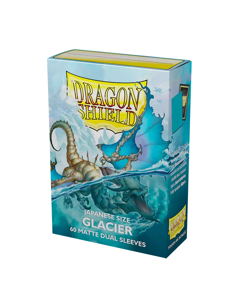 Dragon Shield Glacier- Matte Dual Sleeves - Japanese Size