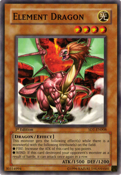 Element Dragon [SD1-EN008] Common