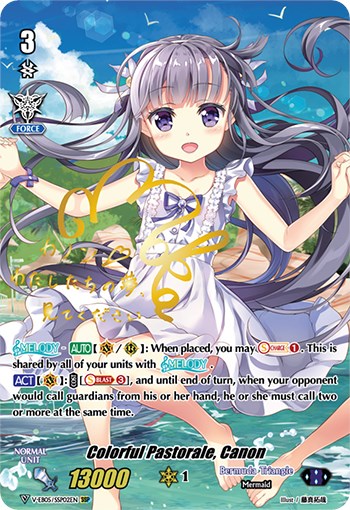 Colorful Pastorale, Canon (Gold Signature) (V-EB05/SSP02EN) [Primary Melody]