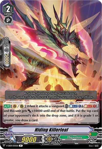Hiding Killerleaf (V-EB09/030EN) [The Raging Tactics]
