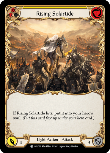 Rising Solartide (Yellow) [BOL026] (Monarch Boltyn Blitz Deck)