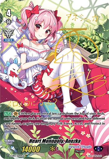 Heart Monopoly, Anezka (Gold Signature) (V-EB05/SSP09EN) [Primary Melody]
