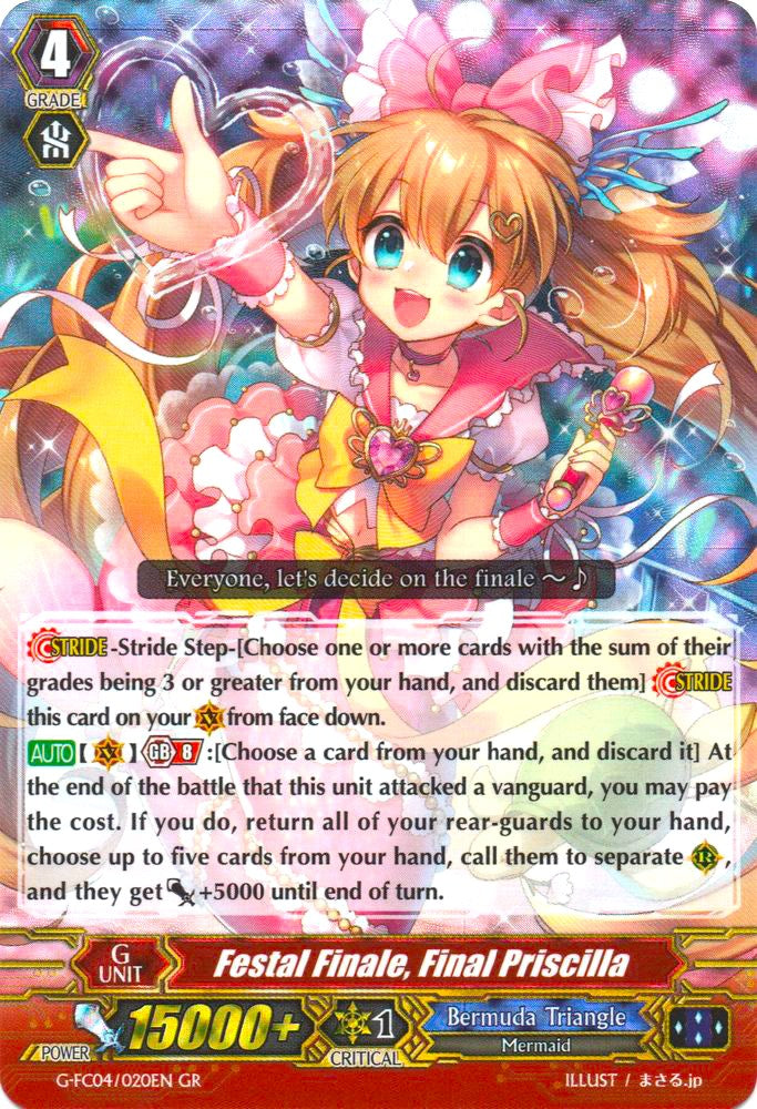 Festal Finale, Final Priscilla (G-FC04/020EN) [Fighters Collection 2017]