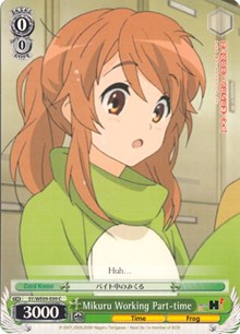 Mikuru Working Part-time (SY/WE09-E09) (Foil) [The Melancholy of Haruhi Suzumiya Extra Booster]