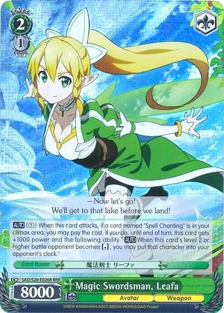 Magic Swordsman, Leafa (SAO/S20-E026R RRR) [Sword Art Online]