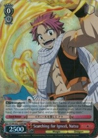 Searching for Igneel, Natsu (FT/EN-S02-103R RRR) [Fairy Tail ver.E]