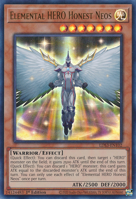 Elemental HERO Honest Neos [LDS3-EN102] Ultra Rare