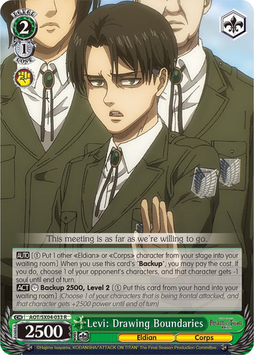 Levi: Drawing Boundaries [Attack On Titan: Final Season]
