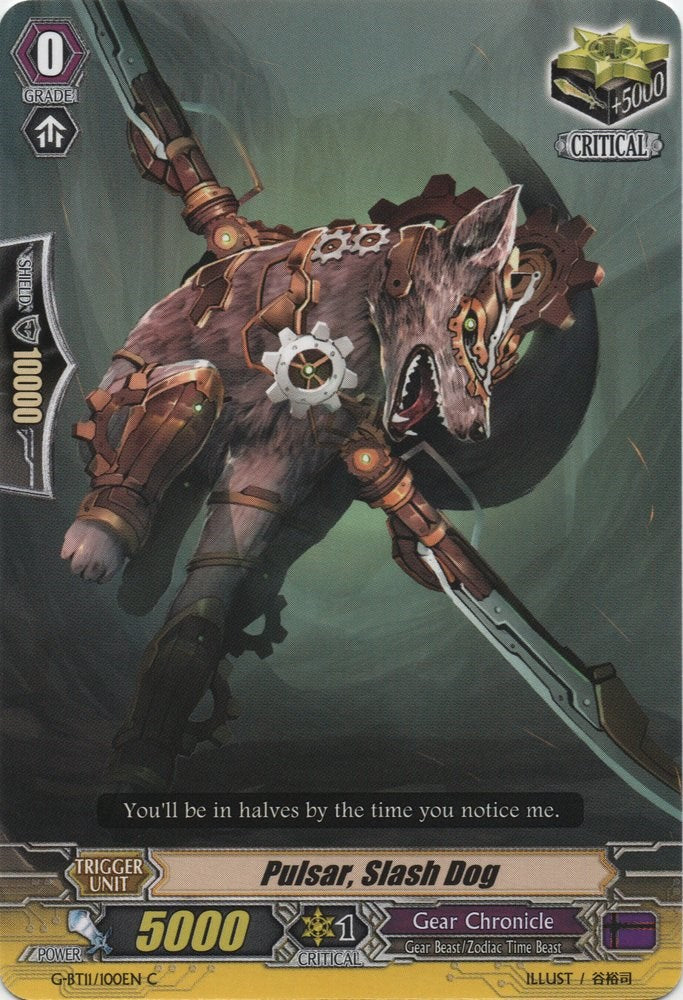 Pulsar, Slash Dog (G-BT11/100EN) [Demonic Advent]