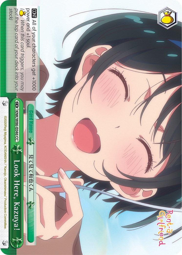 Look Here, Kazuya! (KNK/W86-E046 CC) [Rent-A-Girlfriend]