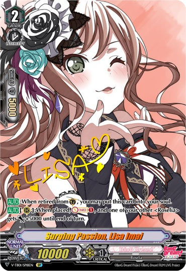 Surging Passion, Lisa Imai (V-TB01/SP18EN) [BanG Dream! FILM LIVE]