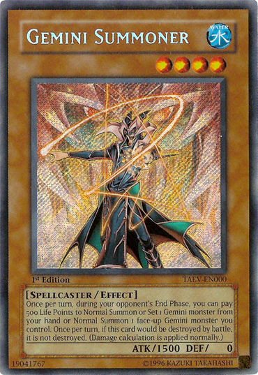 Gemini Summoner [TAEV-EN000] Secret Rare