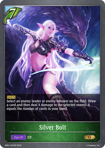 Silver Bolt (BP01-007EN) [Advent of Genesis]