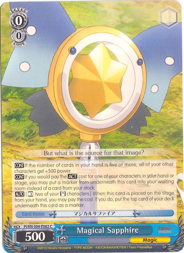 Magical Sapphire (PI/EN-S04-E062 C) [Fate/kaleid liner PRISMA ILLYA DX]