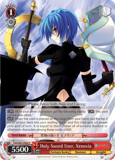 Holy Sword User, Xenovia (Fdd/W65-E064 C) [Fujimi Fantasia Bunko]