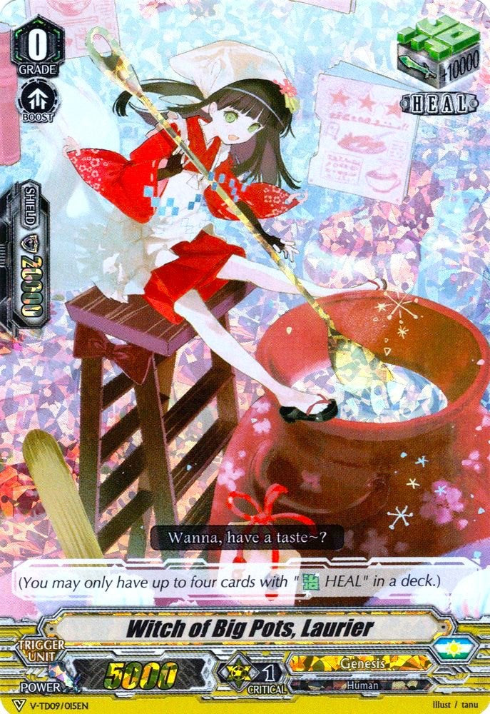 Witch of Big Pots, Laurier (Parallel Foil) (V-TD09/015EN) [Shinemon Nitta]