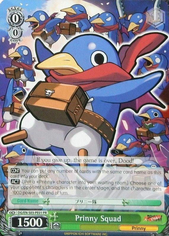 Prinny Squad (DG/EN-S03-PE01 PR) (Promo) [Disgaea]