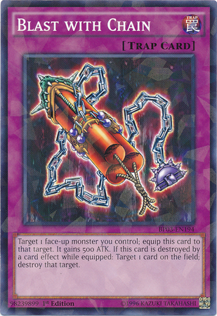 Blast with Chain [BP03-EN194] Shatterfoil Rare