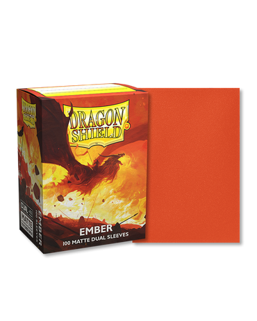 Dragon Shield Ember - Dual Matte Sleeves - Standard Size
