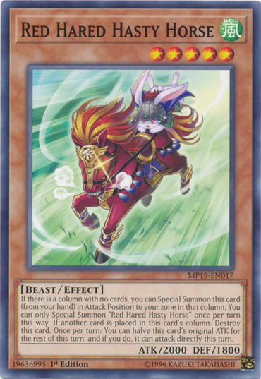 Red Hared Hasty Horse [MP19-EN017] Common