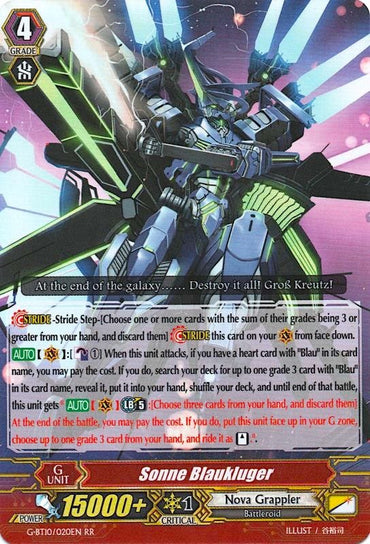 Sonne Blaukluger (G-BT10/020EN) [Raging Clash of the Blade Fangs]