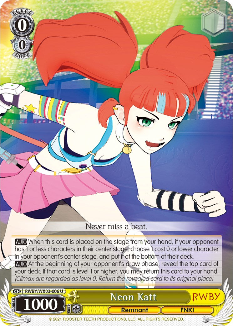 Neon Katt (RWBY/WX03-006 U) [RWBY]