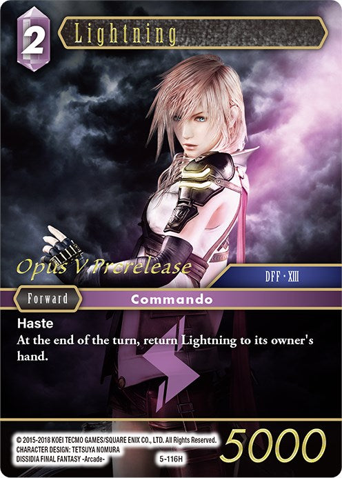 Lightning [Opus V Promo Cards]