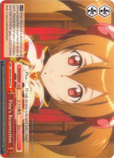 Pina's Resurrection (SAO/S47-E074 CC) [Sword Art Online Re: Edit]