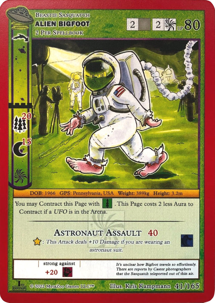 Alien Bigfoot [Cryptid Nation: UFO First Edition]