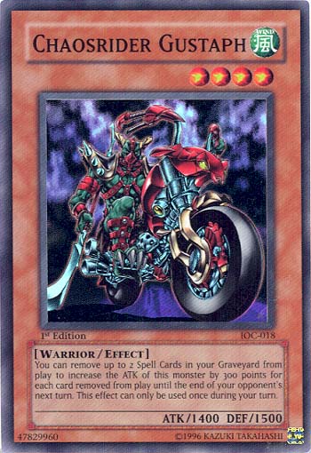 Chaosrider Gustaph [IOC-018] Super Rare