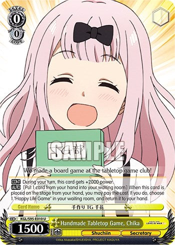 Handmade Tabletop Game, Chika [Kaguya-Sama: Love is War?]