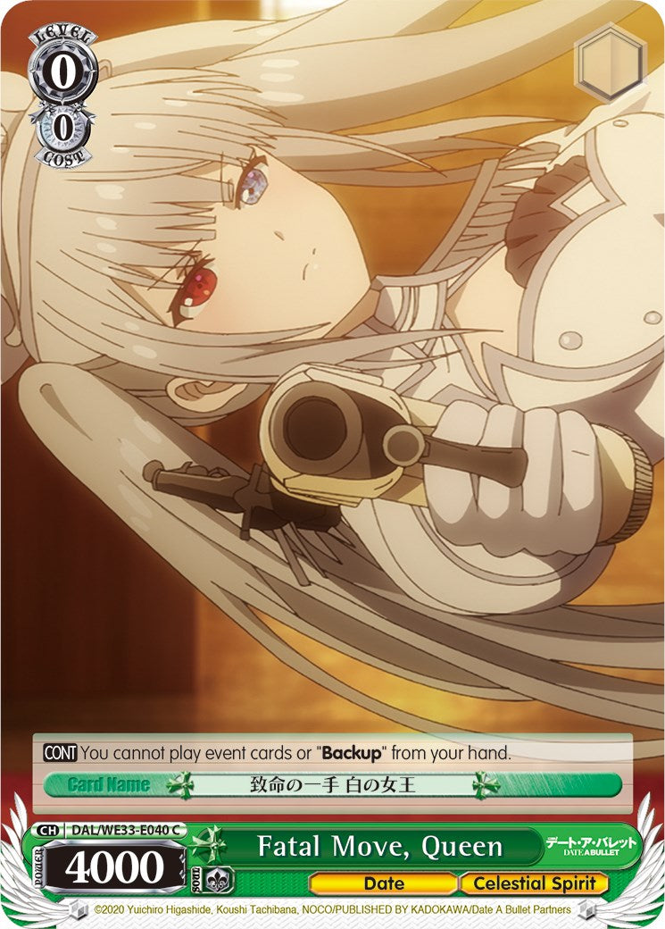 Fatal Move, Queen (DAL/WE33-E040 C) (Parallel Foil) [Date A Bullet]