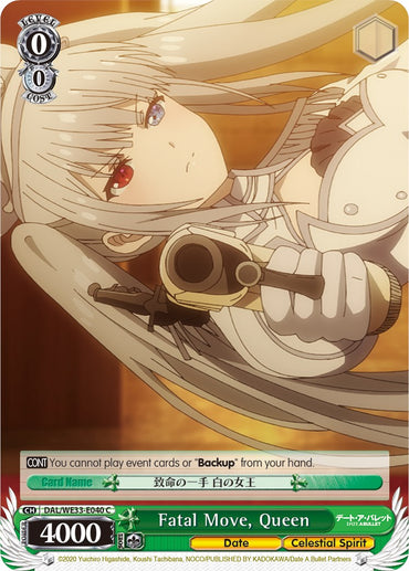 Fatal Move, Queen (DAL/WE33-E040 C) (Parallel Foil) [Date A Bullet]