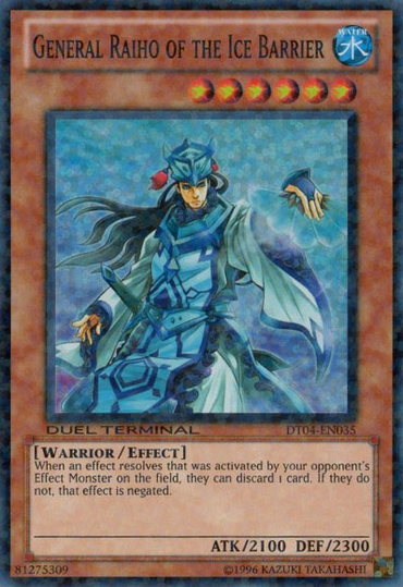 General Raiho of the Ice Barrier [DT04-EN035] Super Rare