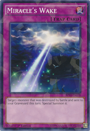 Miracle's Wake [BP03-EN220] Shatterfoil Rare