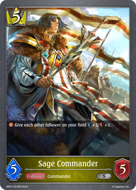 Sage Commander (BP01-037EN) [Advent of Genesis]