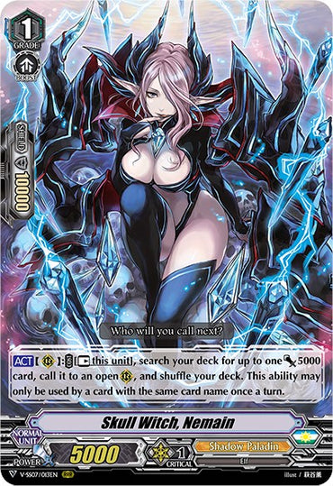 Skull Witch, Nemain (V-SS07/013EN) [Clan Selection Plus Vol.1]