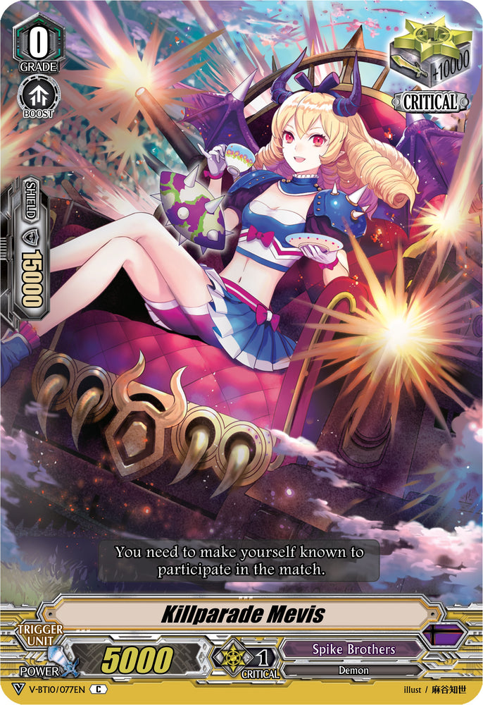 Killparade Mevis (V-BT10/077EN) [Phantom Dragon Aeon]