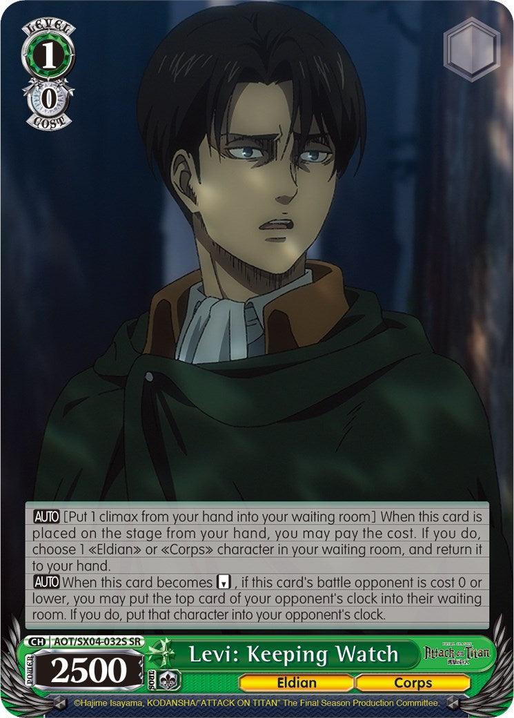 Levi: Keeping Watch (Foil) [Attack On Titan: Final Season]