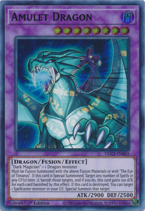 Amulet Dragon (Green) [DLCS-EN005] Ultra Rare