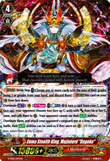 Enma Stealth King, Mujinlord "Dagoku" (V-SS01/014EN) [Premium Collection 2019]