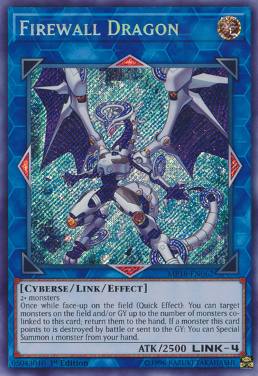 Firewall Dragon [MP18-EN062] Secret Rare