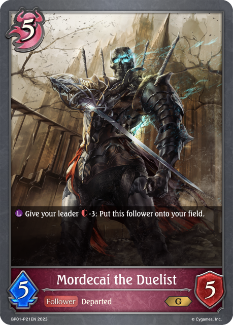 Mordecai the Duelist (BP01-P21EN) [Advent of Genesis]