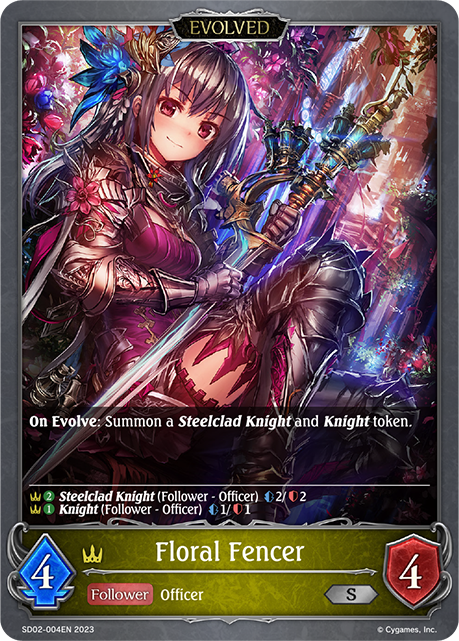 Floral Fencer (SD02-004EN) [Blade of Resentment]