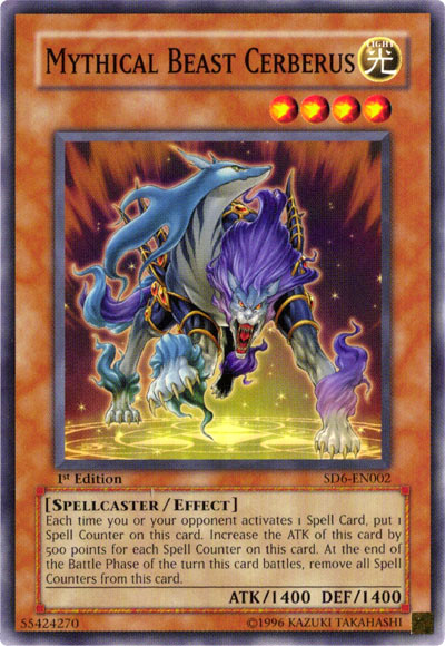 Mythical Beast Cerberus [SD6-EN002] Common